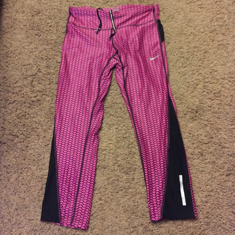 Nike dri fit running capri